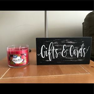 Gift and Cards Wedding Sign